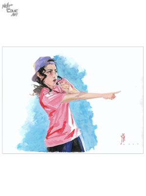 Miguel Mercado | Ayako From Slam Dunk | Next Comic Art