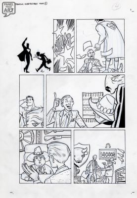 Darwyn Cooke | Dc Comics Presents: Superman # 1 Page 4 | Panel Page Art