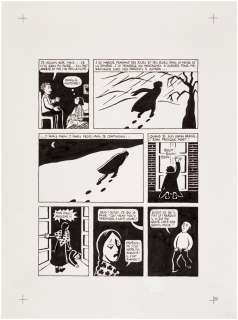 Marjane Satrapi | Persepolis (Original Book Art, page 54) | Sotheby’s
