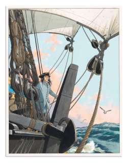 Pellerin | PATRICE PELLERIN L’ÉPERVIER Illustration originale... | Daniel Maghen Enchères