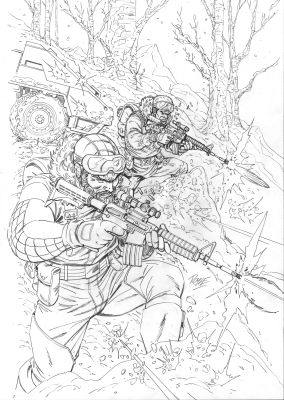 John Royle | G.I. Joe #278 Original Cover Art | Raremarq (Buy It Now)