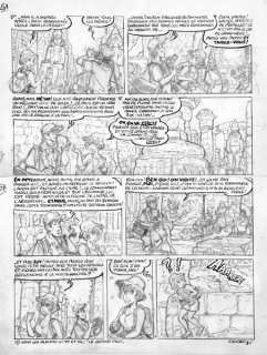 Walthéry | Natacha, planche n°5 Ã  la mine de plomb (et Ã  l… | Banque Dessinée