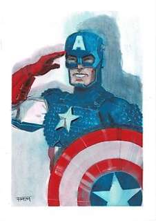 CAPTAIN AMERICA - Original Drawing - Fran Mariscal 