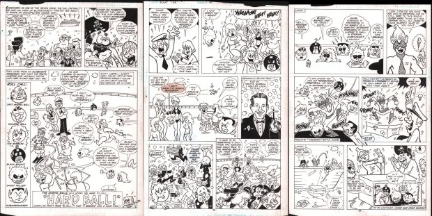 Gary Fields | What the--?! #4 ’Hard Ball!’ Full 3 Pg Story - 1988 | Anthony’s Comic Book Art