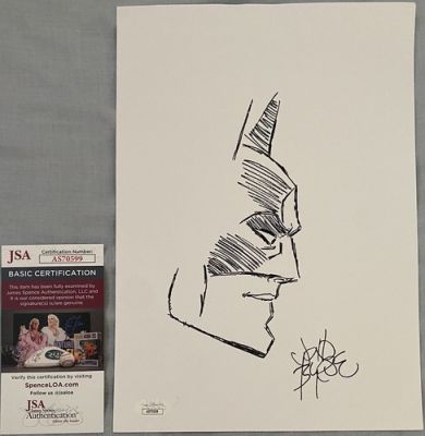 John Byrne Signed Original Art BATMAN 8x12 Drawing Black White Sketch w/ JSA COA | eBay US