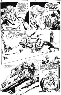 Marcello Rafael Carlo | Planche originale 9 AMICALEMENT VOTRE histoire courte - Le Manoir du Nirvana - Pif 389Bis | Galerie Napoléon