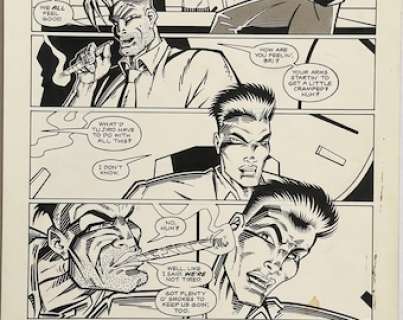 Pander Brothers | Grendel: Devil’s Legacy #8 / Pg. 5 - Original Page by the Pander Brothers | Pander Brothers