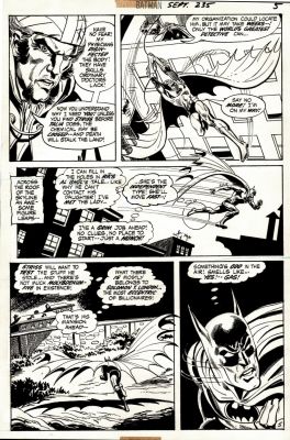 Dick Giordano, Irv Novick | Batman #235 P 5 (Historic Very Early Ra’s Al Ghul Story Page with Batman!) 1971 | Romitaman