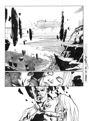 Secher Valentin | Planche originale 54 signée de Méta-Baron T.05 | Galerie Napoléon