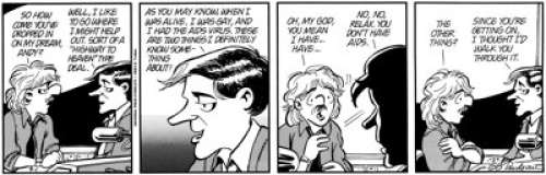Trudeau, Garry | Garry Trudeau "Mark Comes Out" Doonesbury Daily 9-1-1993 Comic Strip NFT Digital Art Print Original Art #1/1 and P... | Heritage