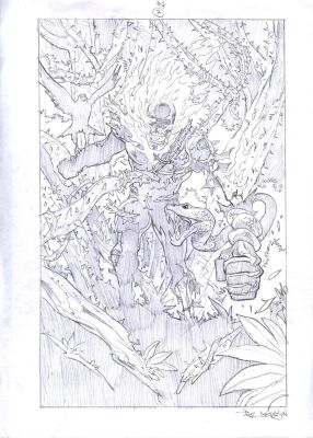Paul Davidson – Ghost Rider – Spirits of Violence 4p2 | Berserker Art