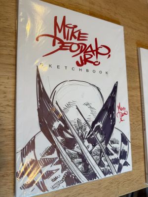 Mike Deodato Jr Original art on cover of Sketchbook WOLVERINE | Comix Art Studio
