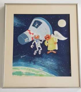 Berck - Illustration originale en couleur (gouache) | Catawiki