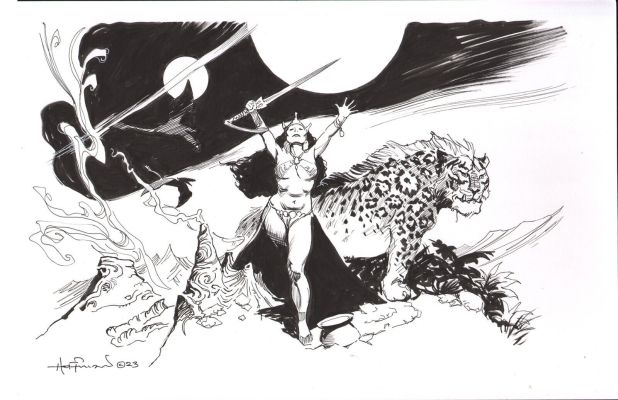 Mike Hoffman | Epic Fantasy Panorama #2 By Mike Hoffman | ComicArtFans Classifieds