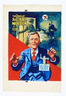 Sexton Blake/The Case of Sergt. Bill Morden original cover artwork by Eric… | Comic Book Auctions ltd