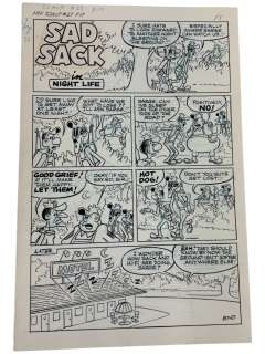 Sad Sack Comics Original Storyboard Production Comic Art | Los Angeles Estate Auction
