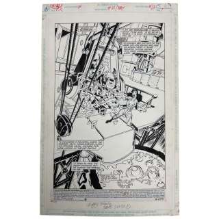 DC Forgotten Realms Original Storyboard Production Comic Art Signed by Dave Simons | Los Angeles Estate Auction