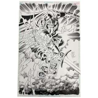 DC Comics Original Storyboard Production Comic Art Signed by Dave Simons | Los Angeles Estate Auction