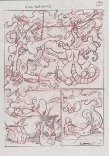 Azpiri, Alfonso - Original sketchpage (p.5) - Demon Wind | Catawiki