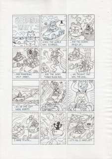 Jack Teagle | Garfield Kart (szkic planszy) | ArtKomiks Aukcje