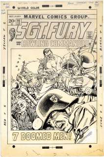 Gil Kane - Sgt. Fury and His Howling Commandos #95 Cover