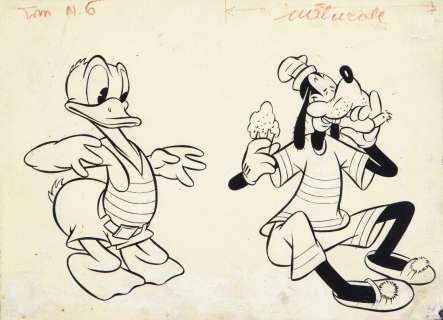 Vergani Ambrogio - "Topolino n. 6", 1949 | Urania Casa d’Aste