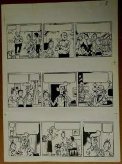 Suske en Wiske - Originele pagina - De gouden bloem - Page volante - (1974) | Catawiki