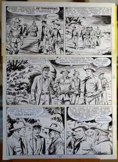 Tex - Erio NIcolÃ² - original page - Page volante - EO | Catawiki