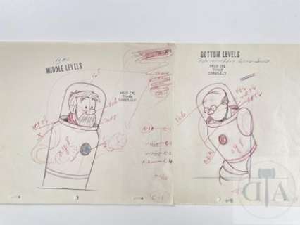 Belvision/Tintin/On a marché sur la lune. Paire de… | Dagoty