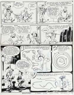 Stuff et Janry/Passe-moi l’ciel. Planche originale pour un… | Dagoty