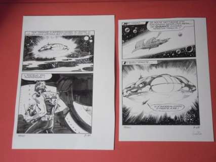 Fan #7 - Leone Frollo - 2x original pages - Page volante - EO - (1979) | Catawiki