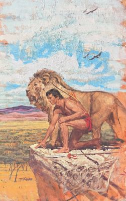 Robert Abbett | Tarzan and the Golden Lion (Ballantine, 1972) | Shasta/Phoenix