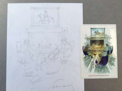 Hermann - Esquisse originale pour la couverture - Catalogue de Vente Publique de Bandes Dessinées  (2015) | Catawiki