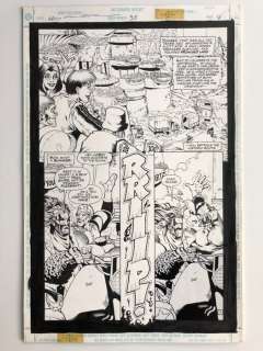 Lobo  #35 page 4 - By Carl Critchlow - Signed - Original Art Page - Pen & Ink  - Page volante - art original - (1997) | Catawiki