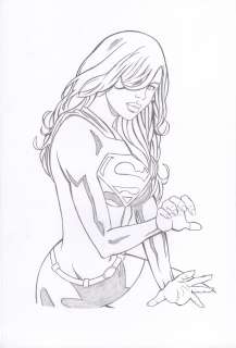 Alcides Pacheco | Supergirl Pinup | Abel Original Art