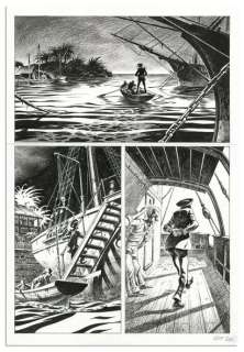 LOT CARITATIF - Lot 168 - RIFF REB‘S Hommes à la mer, Soleil 2014 Planche originale...