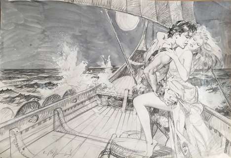 Alessandro Biffignandi - original sketch - loose page - other | Catawiki