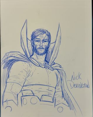 Nick Derington | Mister Miracle Scott Free By Nick Derington | ComicArtFans Classifieds
