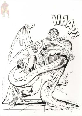 Michael Maikowsky | Spider-Man Vs. Sandman Splash Recreation By Michael Maikowsky After Steve Ditko | ComicArtFans Classifieds
