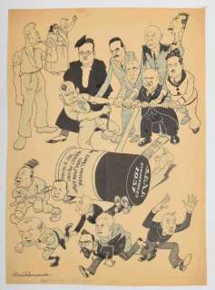 [Original comic art] Georges van Raemdonck (1888-1966) - S.D.A.P. Strijdfonds 1937 | Zwiggelaar Auctions