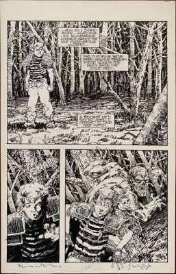 Vince Locke, Mark Bloodworth | Locke, Vince - Dead World #15 Pg 10 (Pencils By Mark Bloodworth) (10.75X17) | ComicArtFans Classifieds