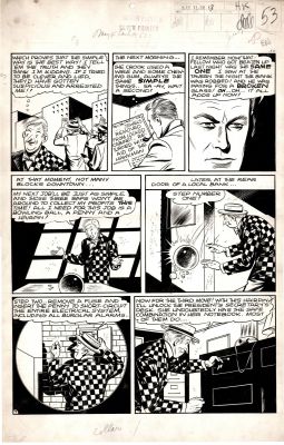 Sheldon Moldoff, Gardner Fox | Flash Vol 1 Issue 53 Pg 53 (1944) By Sheldon Moldoff! "Simple Simon Met the Hawkman" Written By Gardner Fox | ComicArtFans Classifieds