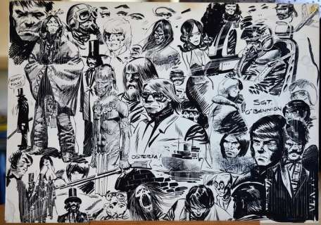 Bruno Maraffa - original illustr. - Pagina sciolta - Prima edizione | Catawiki