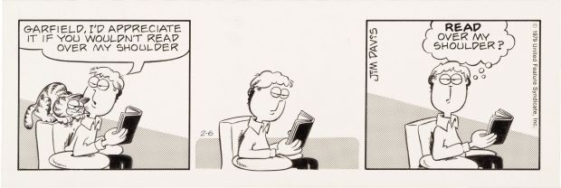 Jim Davis | Jim Davis - Garfield - 1St Year Daily - 06.02.1979 | ComicArtFans Classifieds