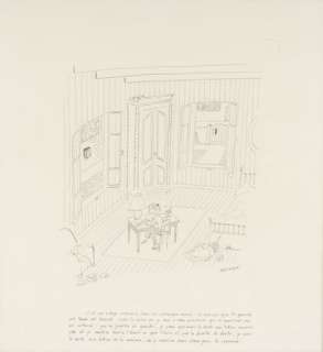 Jean-Jacques Sempé... | Jean-Jacques SEMPÉ (1932-2022) La lettre Encre de Chine. Signée... | misc / divers