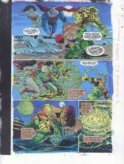 Dave Meikis, John Kalisz, Rags Morales | Hourman #7 P.7 Color Guide Art - Amazo Vs. Jlandroids - 1999 | Anthony’s Comic Book Art