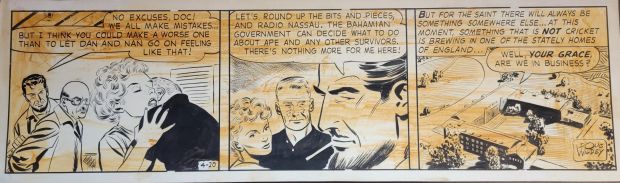 Doug Wildey | The Saint - Wednesday April 20, 1960 By Doug Wildey | ComicArtFans Classifieds