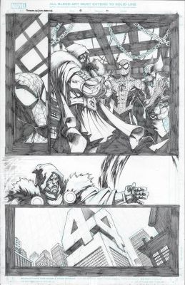 Spider-Man and Wolverine Issue 9 Page 11 vs Doom, Gerardo Sandoval | Comix Art Studio