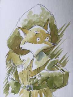 De Cape et de Crocs  - Illustration Couleurs  sur Papier Vergé Épais | Catawiki