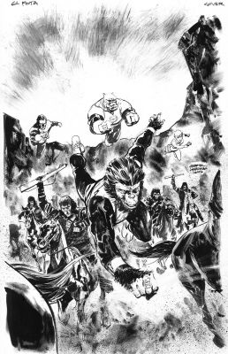 Gabriel Hardman | Green Lantern/Planet of the Apes - Variant Cover By Gabriel Hardman | ComicArtFans Classifieds